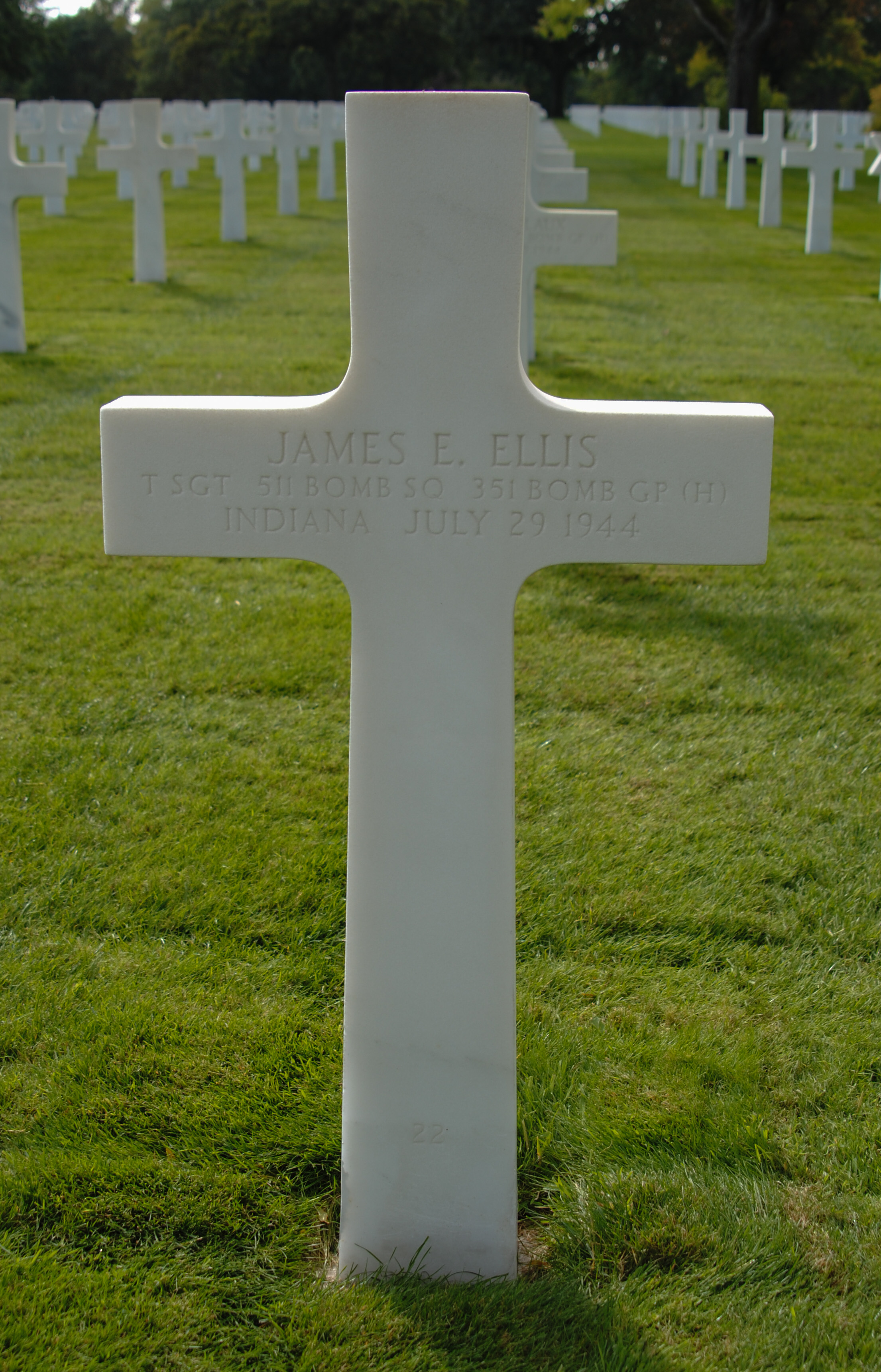 Crew photo: Ellis, mission 179, 29 Jul 1944 (351st Bomb Group Association)